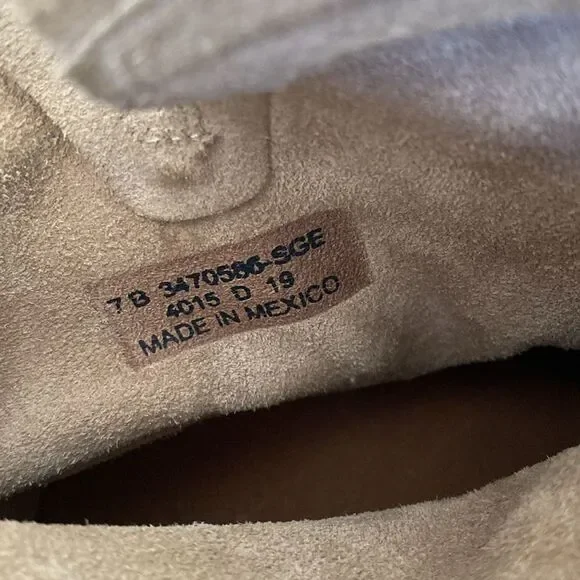 Frye Veronica Moto Green Suede Bootie - Picture 8 of 8